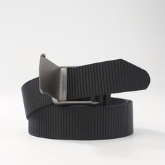 Men's Outdoor Canvas Belt with Automatic Buckle