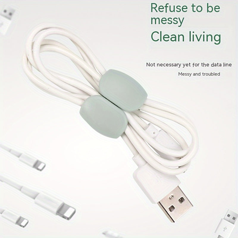 10pcs Travel Cable Organizers for Data and Earphone Cables