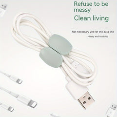 10pcs Travel Cable Organizers for Data and Earphone Cables
