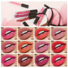 12pc Velvet Matte Lip Gloss Gift Set Long Lasting Waterproof Lip Mud