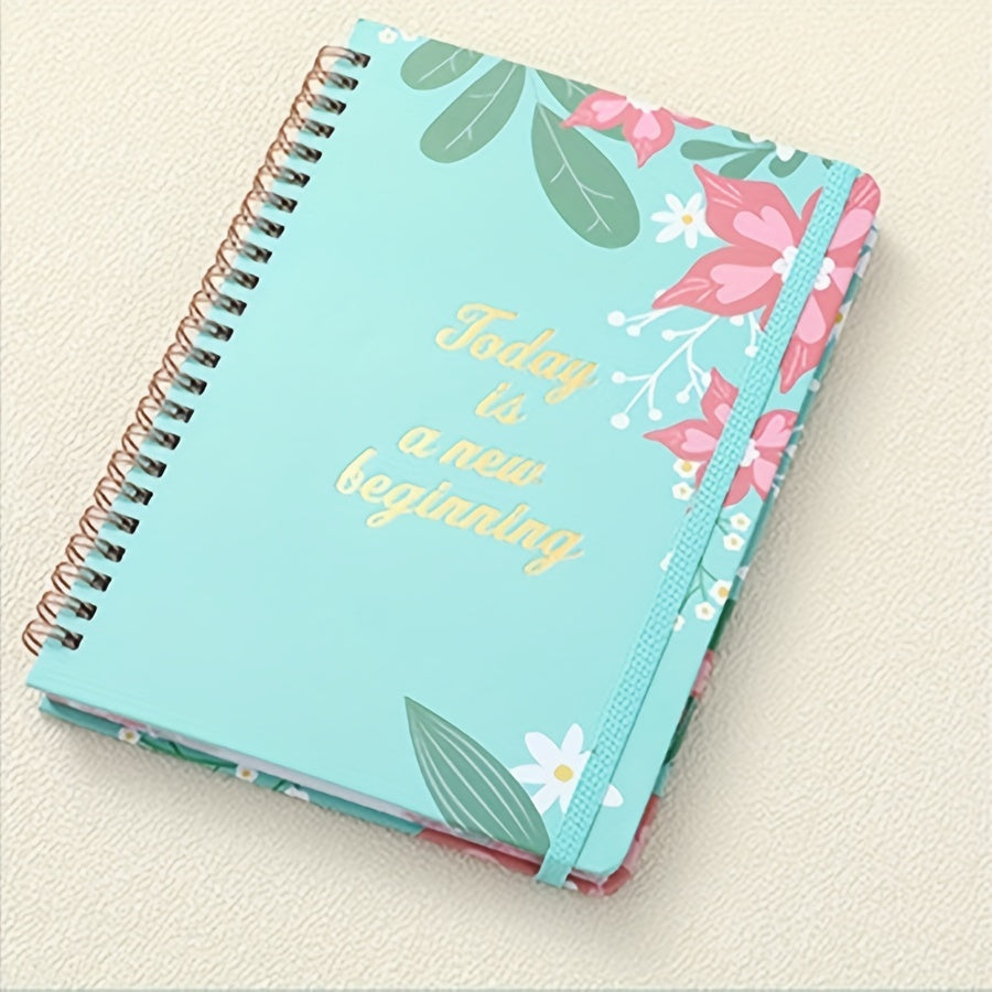 Undated Daily Weekly Planner Notebook Spiral Organizer