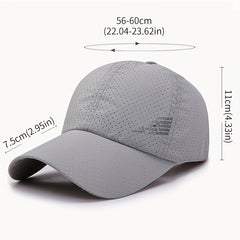 Men's Outdoor Sunshade Peaked Cap Quick Dry Baseball Cap