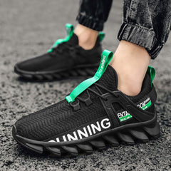 Men's Blade Running Shoes Breathable Lightweight Non Slip Sneakers