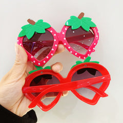 Cartoon Strawberry Frame Sunglasses for Kids
