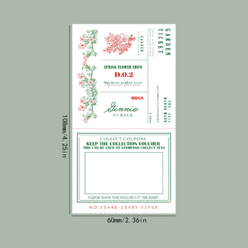 50 Pcs Berwick Manor Message Notepad Notes Paper Pack
