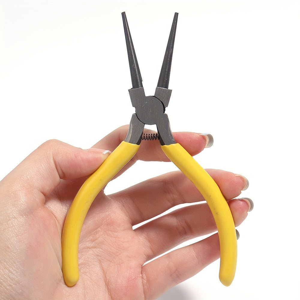 DIY Jewelry Making Tool Set 8pc Pliers Scissor Tweezers Jump Ring Opener Awl