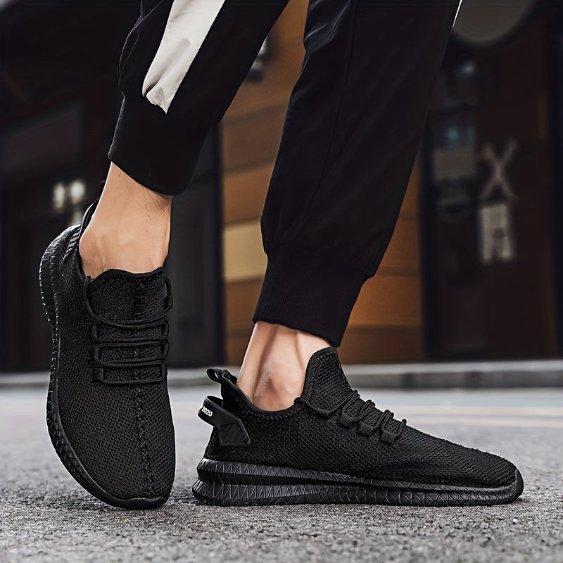 Men's Breathable Knit Casual Shoes for Traveling