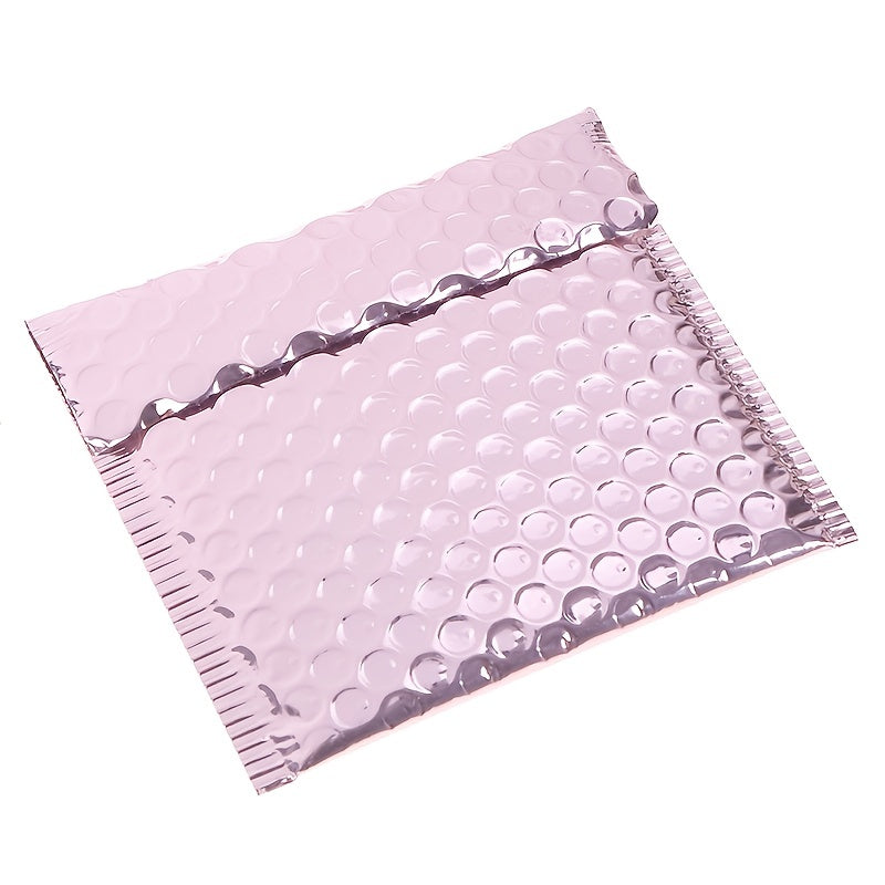 10pcs Rose Aluminized Bubble Envelopes