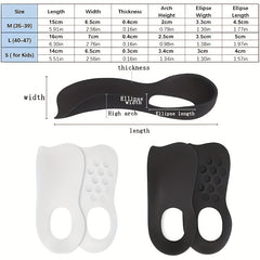 Orthotic Insoles Flat Feet O Shaped Legs Arch Support Shoe Inserts