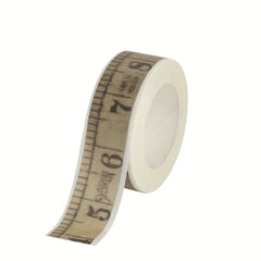 Retro Ruler Journal & Paper Glue Tearable Decorative Sticker