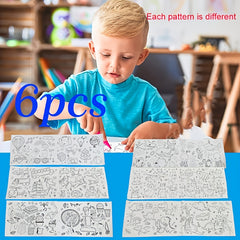 Doodle Drawing Roll for Early Learning DIY Painting