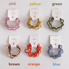 4 Pcs Hair Band Ponytail Elastics No Crease Damage