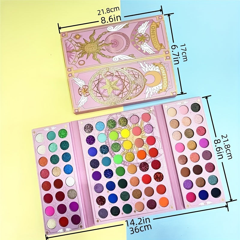 96 Colors Eyeshadow Palette Pearly Matte Glitter Finish