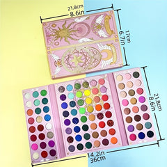 96 Colors Eyeshadow Palette Pearly Matte Glitter Finish