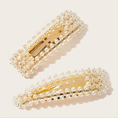 2pcs Pearl Hair Clip Women's Hair Clip Hair Accessories