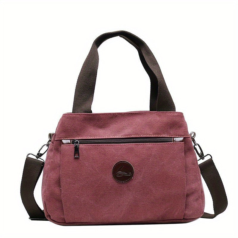 Casual Vintage Satchel Bag Lightweight Handbag