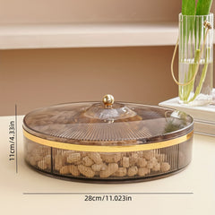 Golden Candy Server Snack Storage Box For Wedding Party