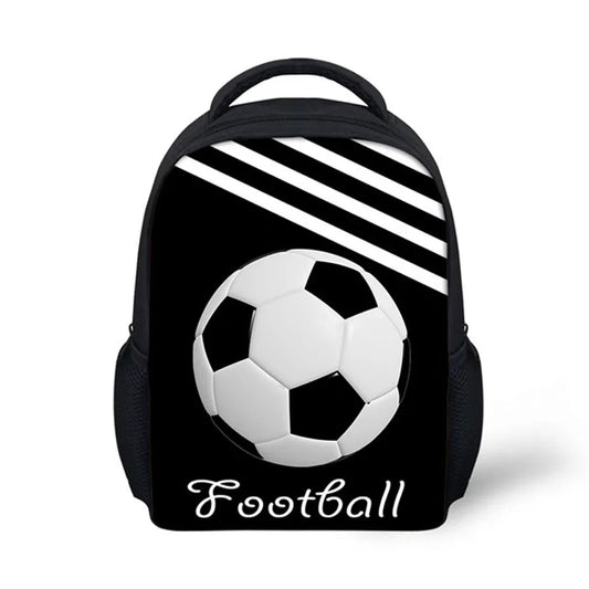 12Inch 3D Soccer Printed Kids Backpack