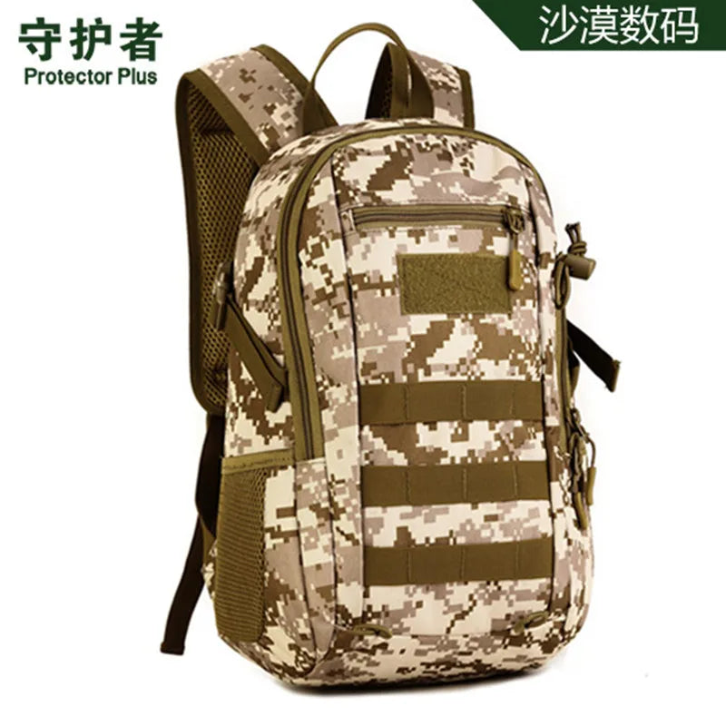 12L Mini Outdoor Travel Sports Backpack Tactical Bag Camping Hiking Rucksack