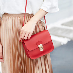 12PCS Women Messenger Bags Solid Lock Shoulder Crossbody Phone Beach Bag