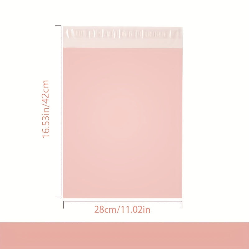 10pcs Waterproof Pink Express Bags for Clothing & Packaging