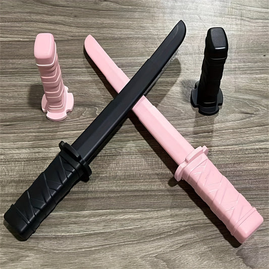 3D Printed Telescopic Katana Fidget Toy - Stress Relief Gift