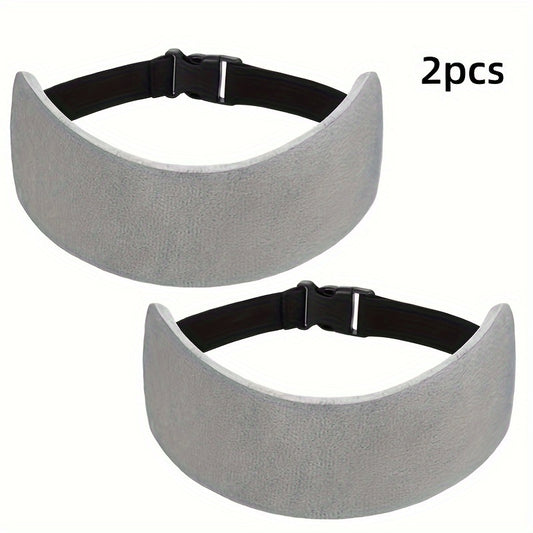 2pcs Travel Head Support Strap Airplane Neck Pillow Adjustable Functional