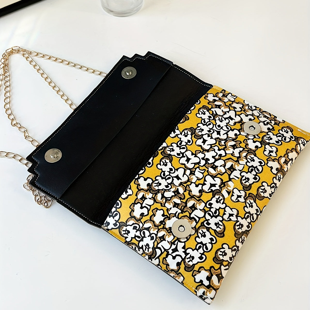 Novelty Flap Shoulder Bag Metal Chain Crossbody