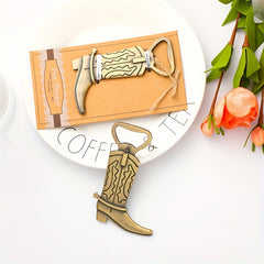 Cowboy Boot Bottle Opener for Home Kitchen Weddings