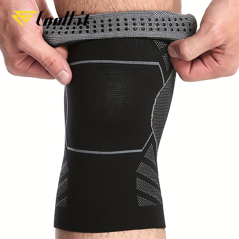 Thin Elastic Sports Knee Pad Non-slip Knee Sleeve for Basketball Jogging