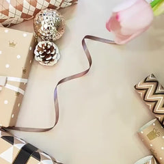7pcs Colorful Cartoon Birthday Gift Wrapping Paper Roll