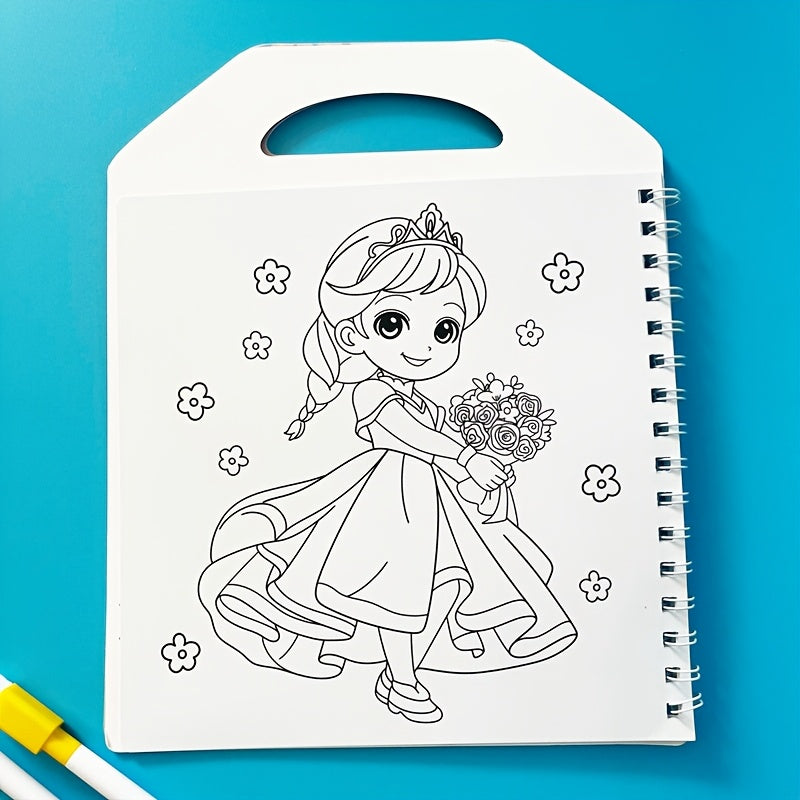 Princess Coloring Book & Markers Set
