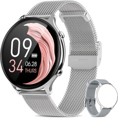 Women's Smartwatch with Wireless Calling and Menstrual Cycle Tracker