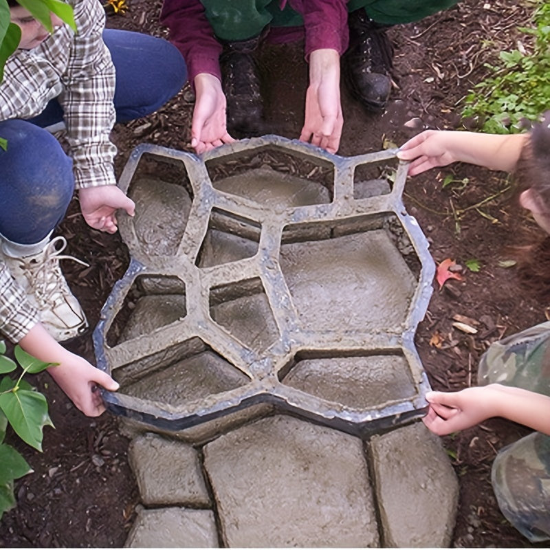 Cement Paving Mold Flower Brick Embossed Floor Gardening Paving Mold