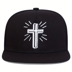 Glitter Cross Men's Hip Hop Hat