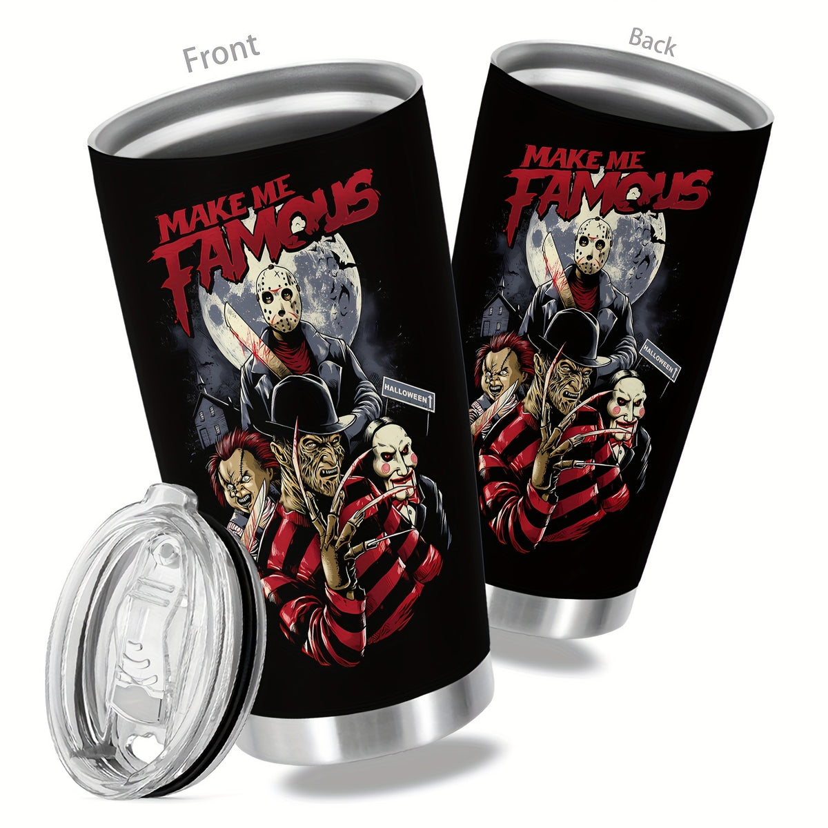 Halloween Stainless Steel Tumbler 20oz Insulated Travel Mug