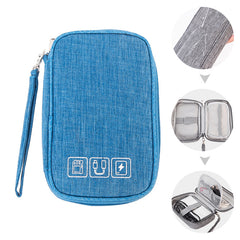 Portable Electronic Organizer Cable Bag Travel Case
