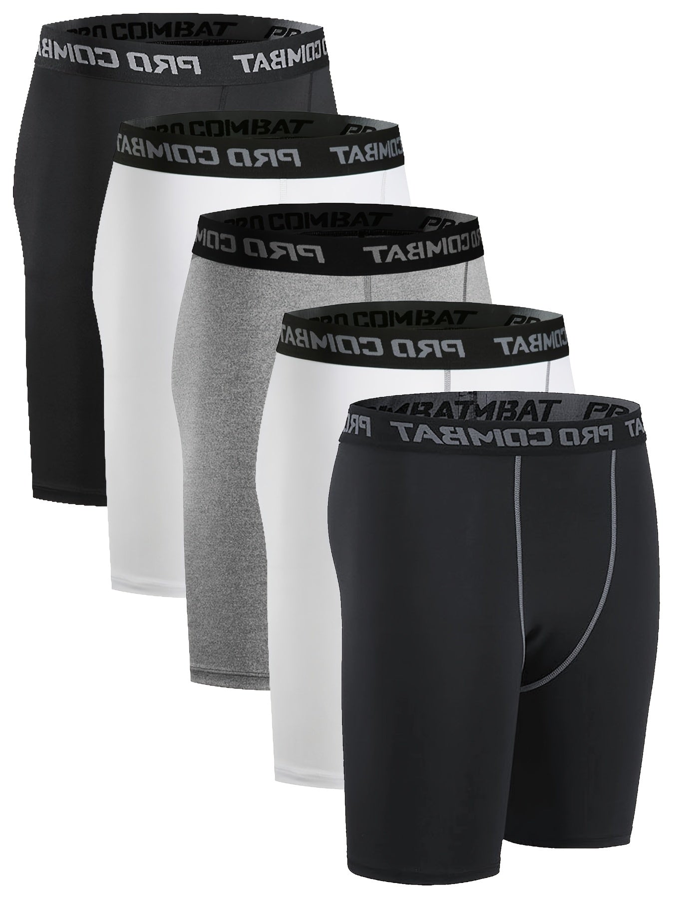 Men's Compression Shorts High Stretch Base Layer Sportswear for Gym Running