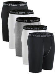 Men's Compression Shorts High Stretch Base Layer Sportswear for Gym Running