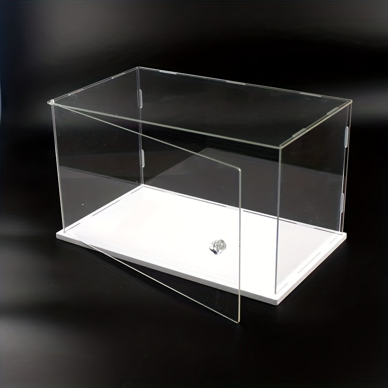 Transparent Display Box With Handle for Building Block Toy Doll Storage