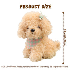 3pcs Candy Teddy Plush Toys with Colorful Bows