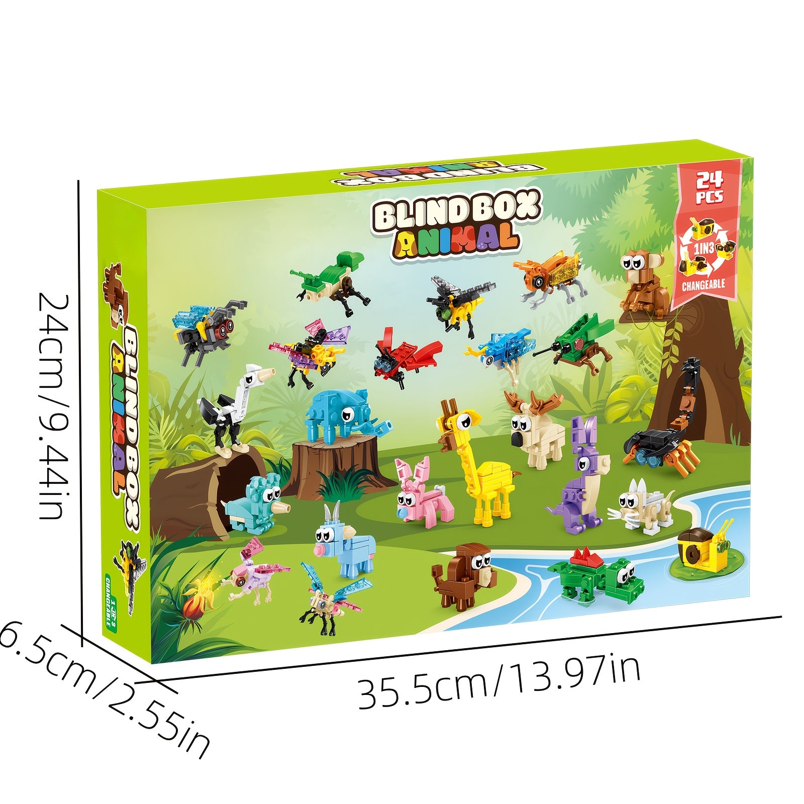Forest Animals & Insects Assembly Models
