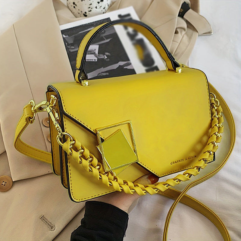Stylish Square Shoulder Bag Crossbody Bag Women's Satchel Abg