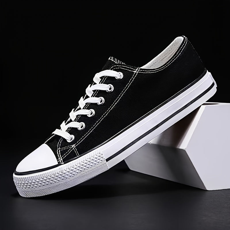 Women's Lace Up Skate Shoes Canvas Low Top Sneakers