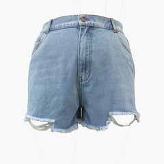  Casual Denim Shorts With Pockets
