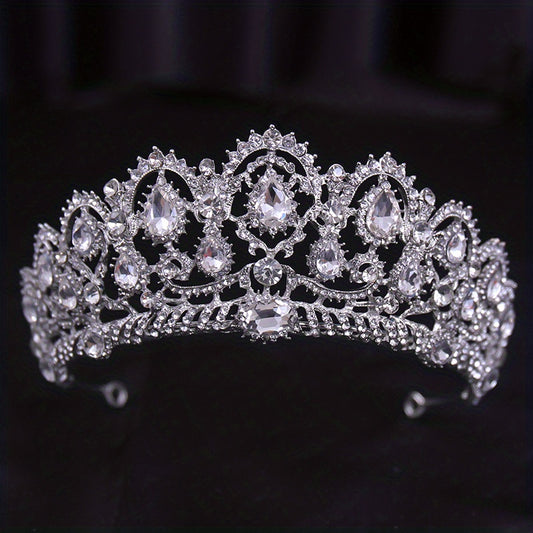 Rhinestone Alloy Crown Bridal Hairband Headband Party Favors