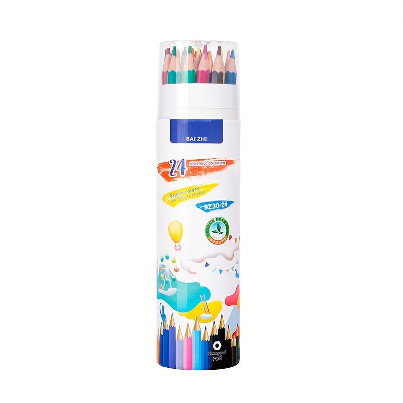 Erasable 48 Colored Pencil Set for Beginners