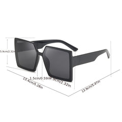 Oversized Square Sunglasses Gradient Glasses Driving UV400
