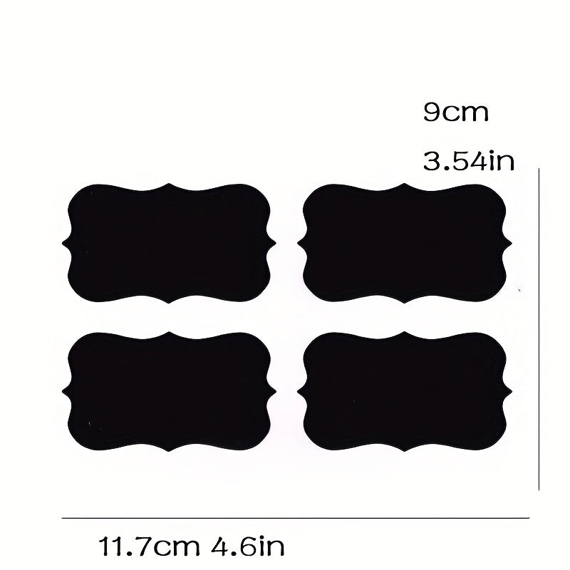 36pcs Reusable Waterproof Blackboard Stickers Removable Labels