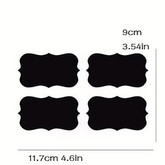 36pcs Reusable Waterproof Blackboard Stickers Removable Labels